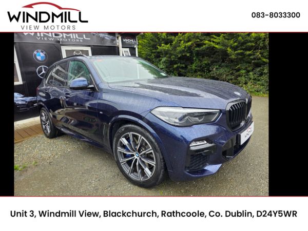 BMW X5 SUV, Petrol Plug-in Hybrid, 2020, Blue