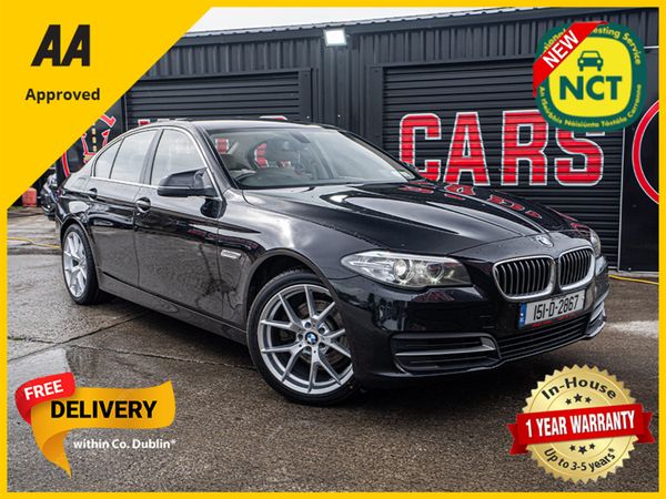 BMW 5-Series Saloon, Diesel, 2015, Black