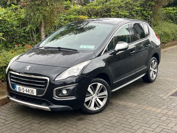 Peugeot 3008 SUV, Petrol, 2016, Black