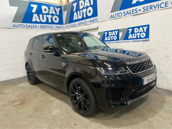 Land Rover Range Rover Sport Estate, Petrol Plug-in Hybrid, 2019, Black