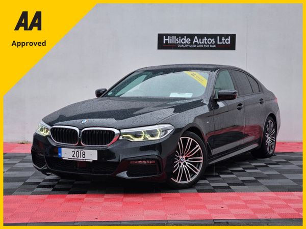BMW 5-Series Saloon, Diesel, 2018, Black