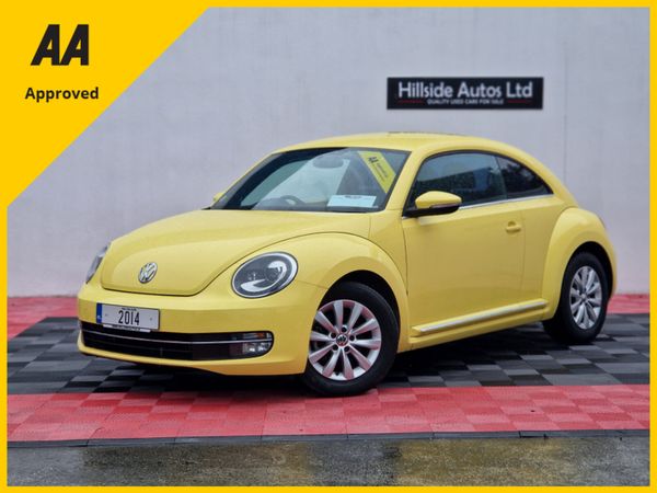 Volkswagen Beetle Hatchback, Petrol, 2014, Yellow