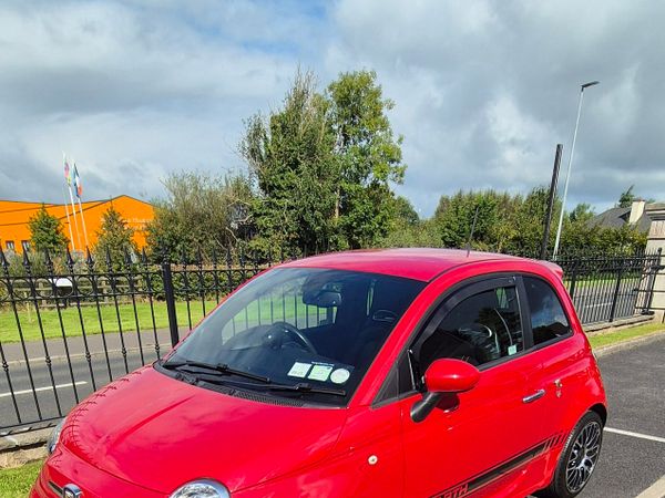 Fiat 500 Hatchback, Petrol, 2014, Red