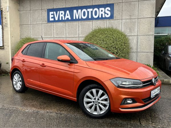 Volkswagen Polo Hatchback, Petrol, 2019, Orange
