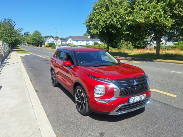Mitsubishi Outlander SUV, Petrol Plug-in Hybrid, 2022, Red