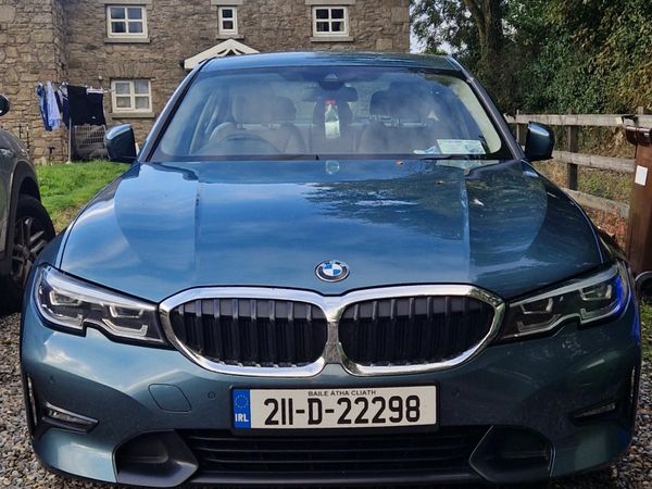 BMW 3-Series Saloon, Petrol Plug-in Hybrid, 2021, Blue