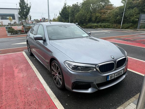 BMW 5-Series Saloon, Petrol Plug-in Hybrid, 2018, Blue