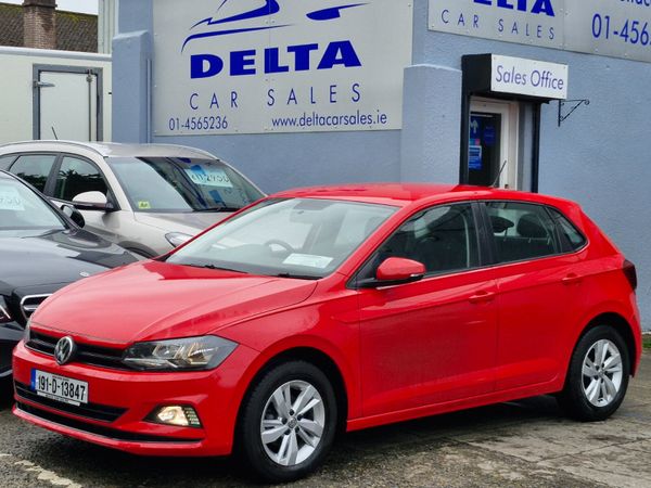 Volkswagen Polo Hatchback, Petrol, 2019, Red