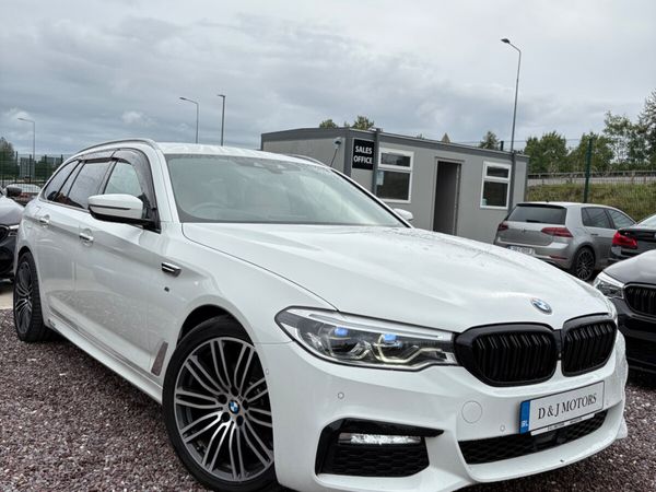 BMW 5-Series Estate, Diesel, 2017, White