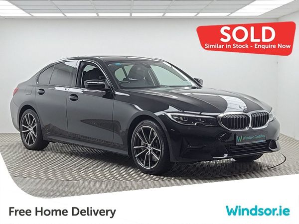 BMW 3-Series Saloon, Petrol Plug-in Hybrid, 2020, Black