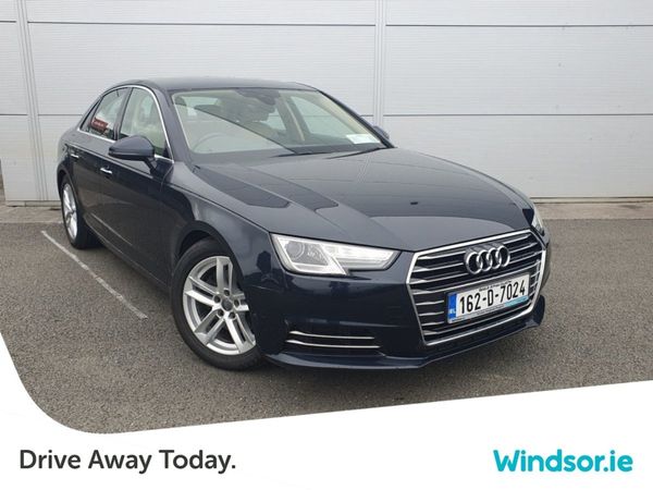 Audi A4 Saloon, Diesel, 2016, Blue