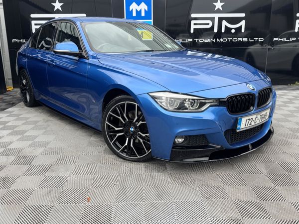 BMW 3-Series Saloon, Petrol Plug-in Hybrid, 2017, Blue