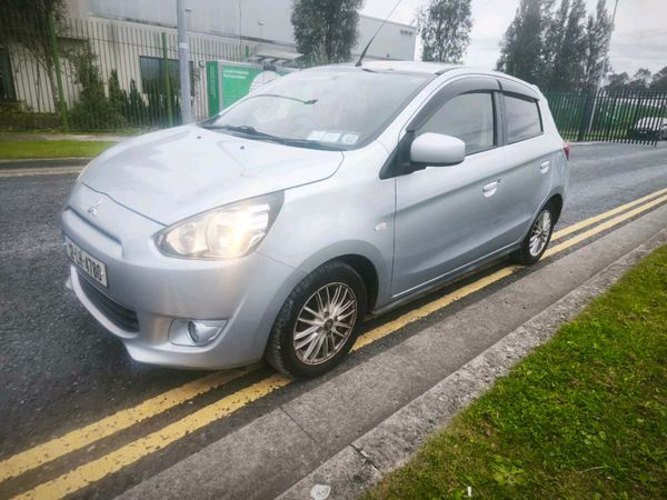 Mitsubishi Mirage Hatchback, Petrol, 2012, Silver