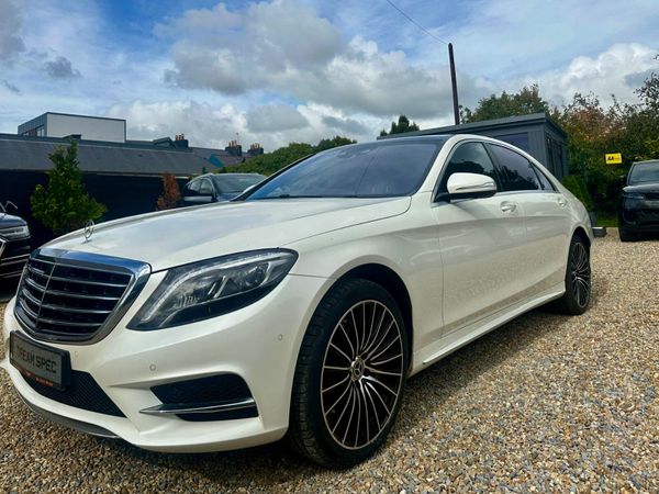 Mercedes-Benz S-Class Saloon, Petrol Hybrid, 2016, White