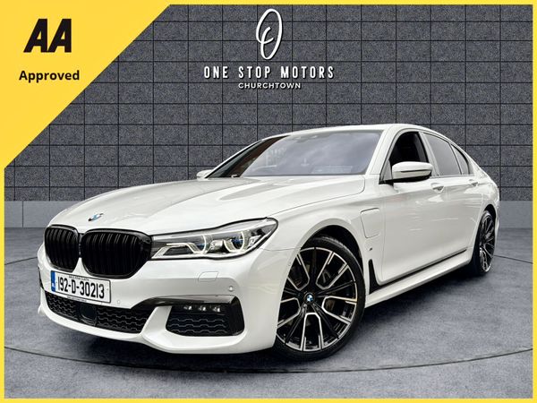 BMW 7-Series Saloon, Petrol Plug-in Hybrid, 2019, White