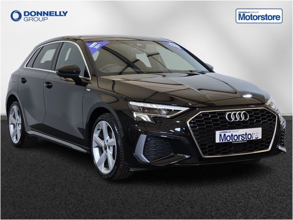 Audi A3 Hatchback, Petrol Hybrid, 2021, Black