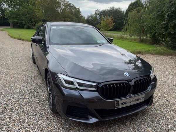 BMW 5-Series Saloon, Petrol Plug-in Hybrid, 2020, Grey