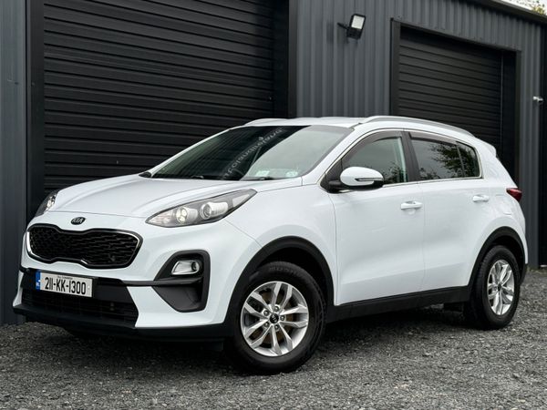 Kia Sportage SUV, Diesel Hybrid, 2021, White