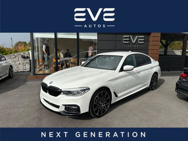 BMW 5-Series Saloon, Petrol Plug-in Hybrid, 2018, White