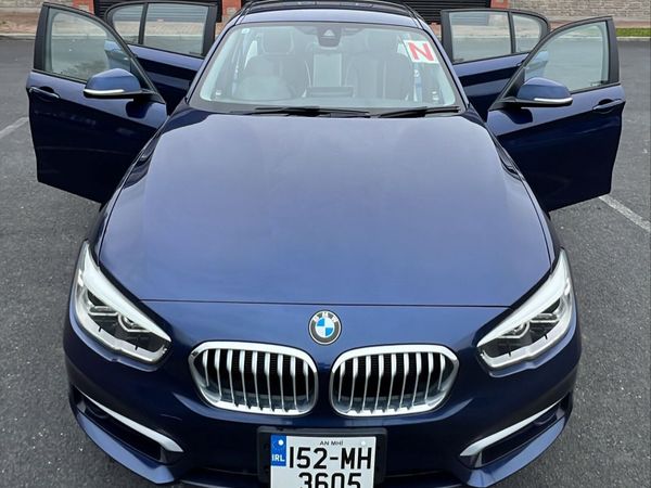 BMW 1-Series Hatchback, Petrol, 2015, Blue