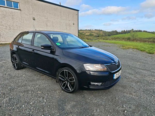 Skoda Rapid Hatchback, Diesel, 2017, Black