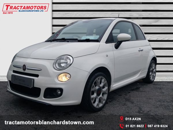 Fiat 500 Hatchback, Petrol, 2015, White
