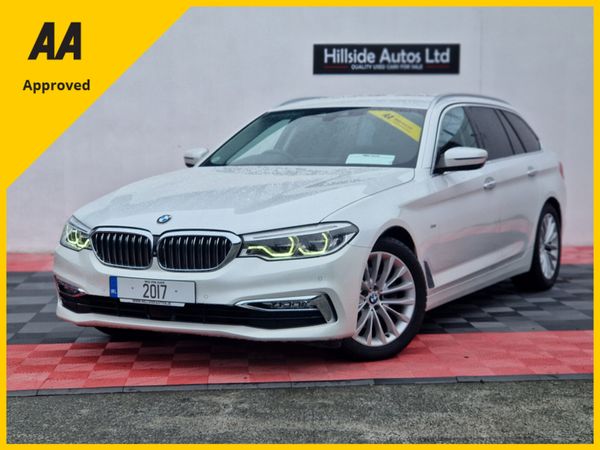 BMW 5-Series Estate, Diesel, 2017, White