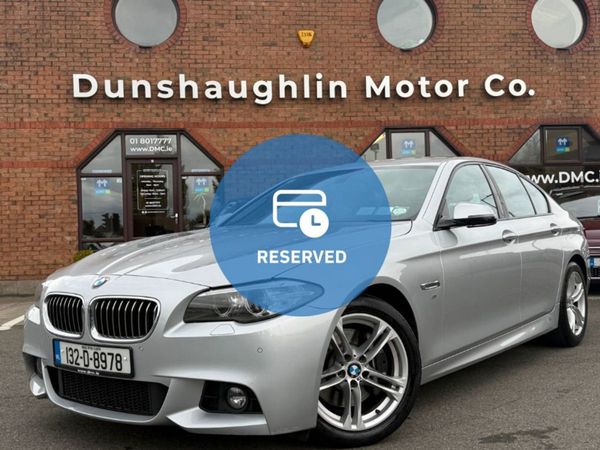 BMW 5-Series Saloon, Diesel, 2013, Silver