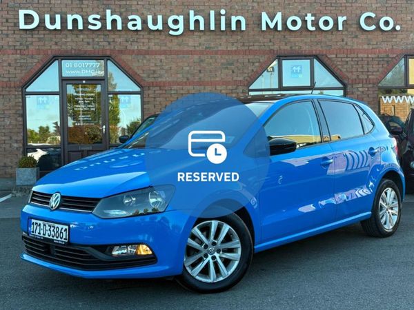 Volkswagen Polo Hatchback, Petrol, 2017, Blue