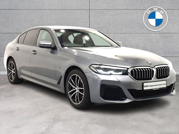 BMW 5-Series Saloon, Petrol Plug-in Hybrid, 2022, Grey
