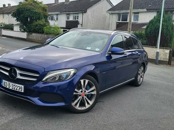Mercedes-Benz C-Class Estate, Petrol Plug-in Hybrid, 2016, Blue