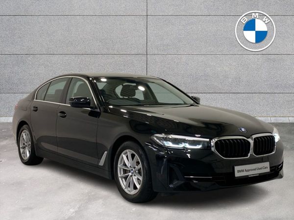 BMW 5-Series Saloon, Diesel Hybrid, 2022, Black