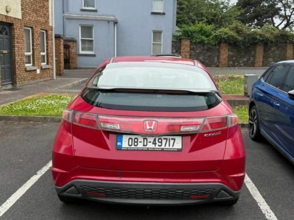 Honda Civic Hatchback, Petrol, 2008, Red