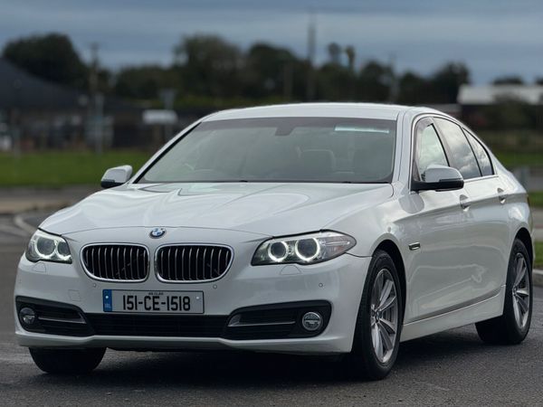 BMW 5-Series Saloon, Diesel, 2015, White