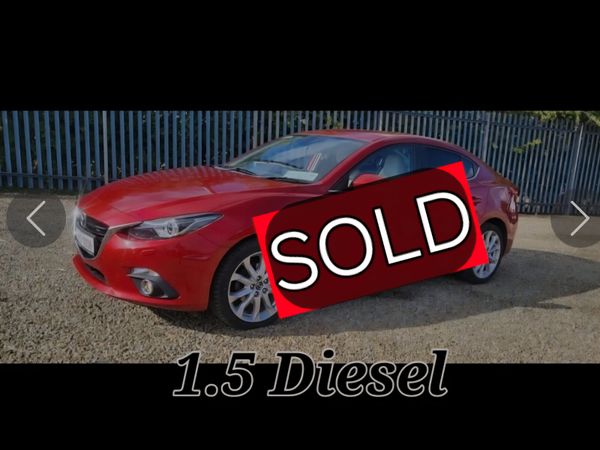 Mazda Mazda3 Saloon, Diesel, 2016, Red