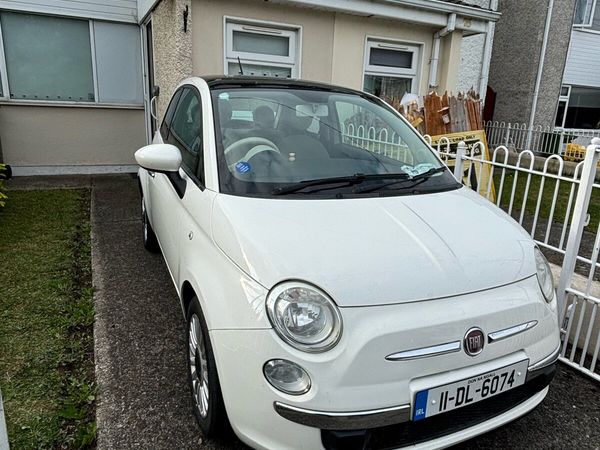 Fiat 500 Hatchback, Petrol, 2011, White