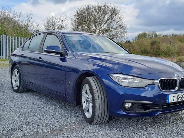 BMW 3-Series Saloon, Petrol Plug-in Hybrid, 2017, Blue