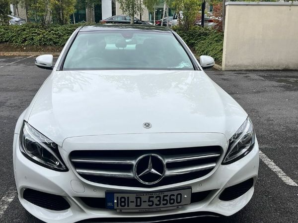 Mercedes-Benz C-Class Saloon, Petrol Plug-in Hybrid, 2018, White