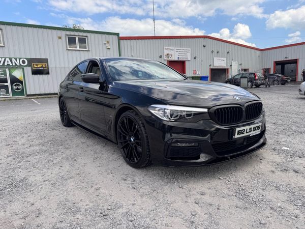 BMW 5-Series Saloon, Petrol Plug-in Hybrid, 2018, Black