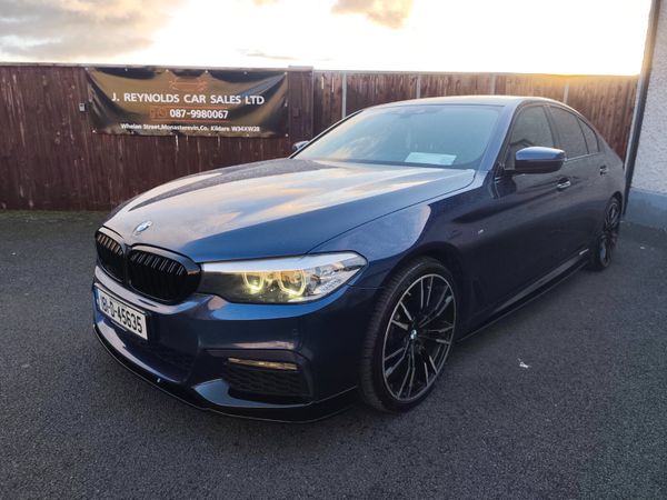 BMW 5-Series Saloon, Diesel, 2018, Blue