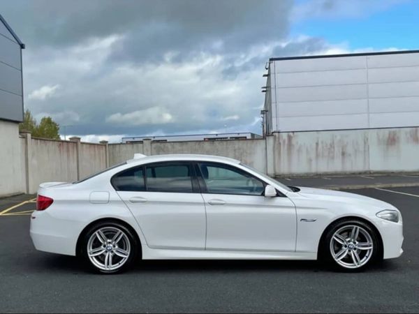 BMW 5-Series Saloon, Diesel, 2013, White