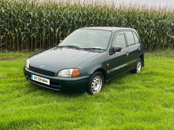 Toyota Starlet Hatchback, Petrol, 1997, Green