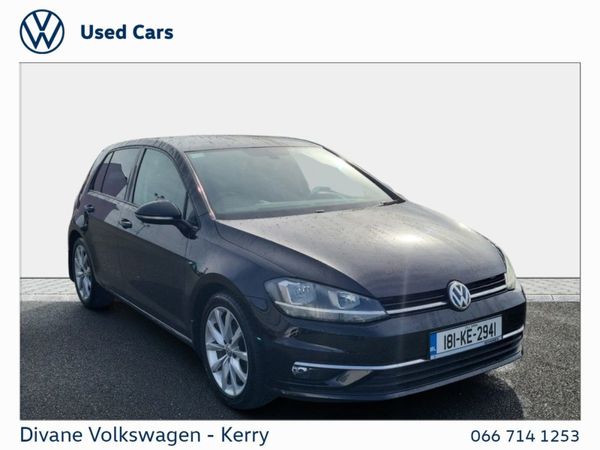 Volkswagen Golf Hatchback, Diesel, 2018, Black