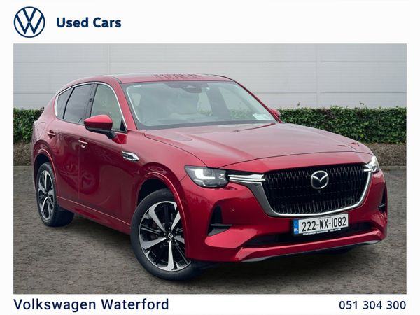 Mazda CX-60 SUV, Petrol Plug-in Hybrid, 2022, Red