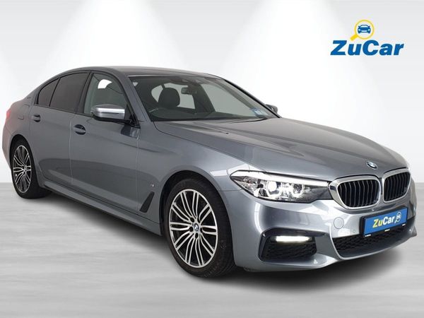 BMW 5-Series Saloon, Petrol Plug-in Hybrid, 2018, Blue
