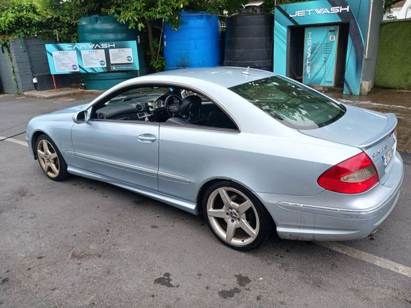 Mercedes-Benz CLK Coupe, Diesel, 2007, Silver