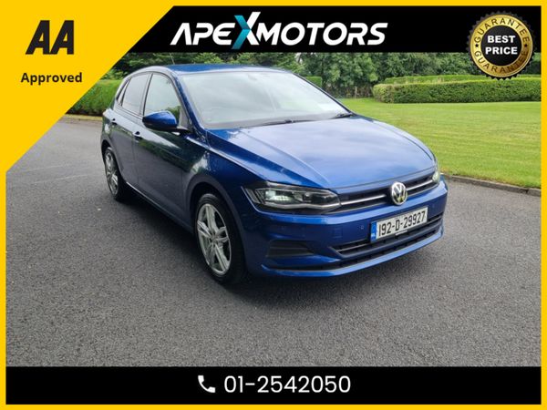 Volkswagen Polo Hatchback, Petrol, 2019, Blue