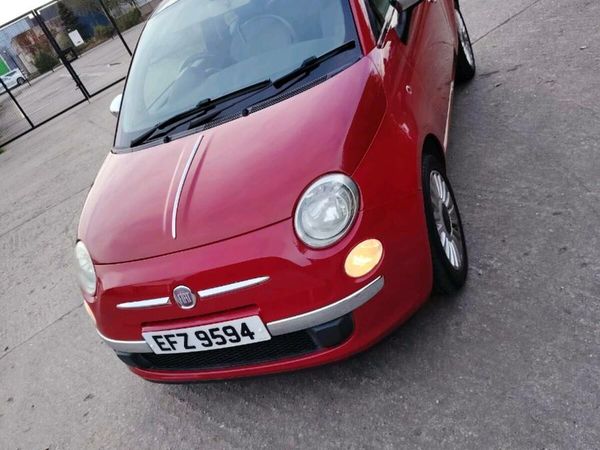 Fiat 500 Hatchback, Petrol, 2008, Red