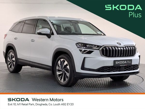 Skoda Kodiaq SUV, Petrol Plug-in Hybrid, 2025, White
