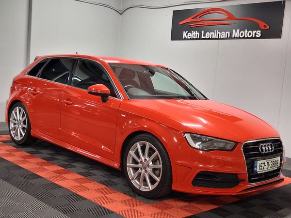 Audi A3 Hatchback, Petrol, 2015, Red